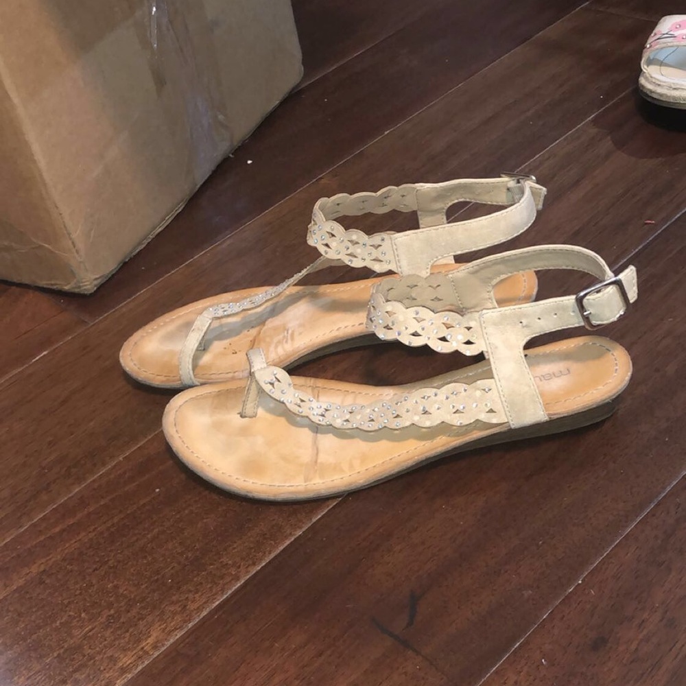 Strappy sandals!